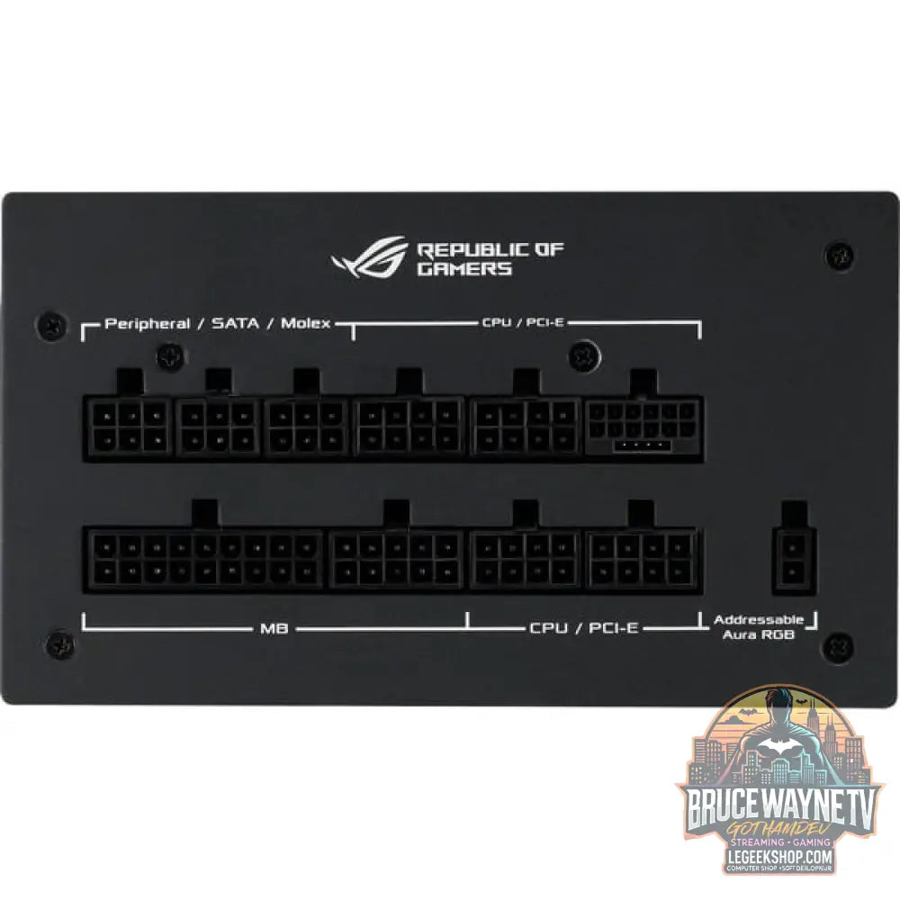 ASUS ROG STRIX 1000W Gold Aura Edition, alimentation PC - ASUS - vue 9
