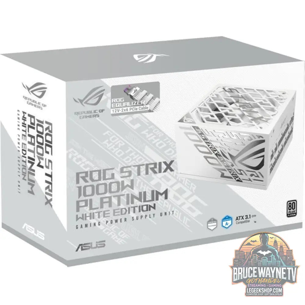 ASUS ROG Strix 1000W Platinum White Edition (ROG Equalizer), alimentation PC - ASUS - vue 14