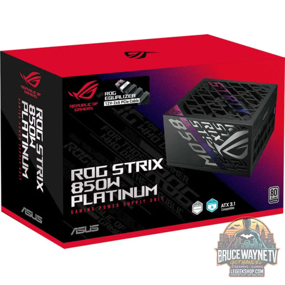 ASUS ROG Strix 850W Platinum (ROG Equalizer), alimentation PC - ASUS - vue 14