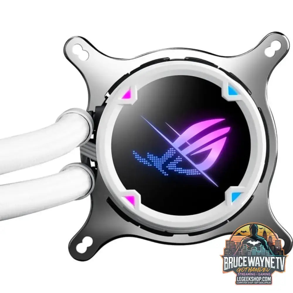 ASUS ROG STRIX LC II 240 ARGB White Edition, Wasserkühlung weiß - ASUS - vue 8