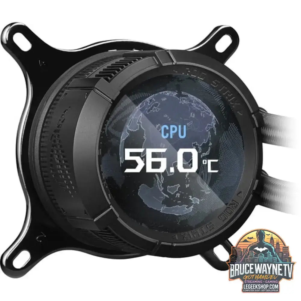 ASUS ROG STRIX LC III 360 ARGB LCD, Wasserkühlung schwarz - ASUS - vue 5