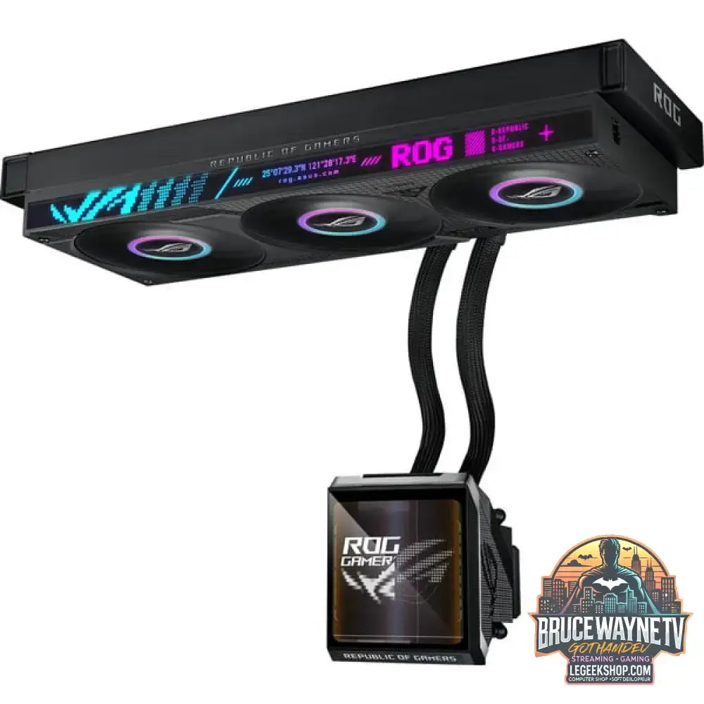 ASUS ROG Strix SLC IV 360 ARGB LCD, Wasserkühlung schwarz - ASUS - vue 6