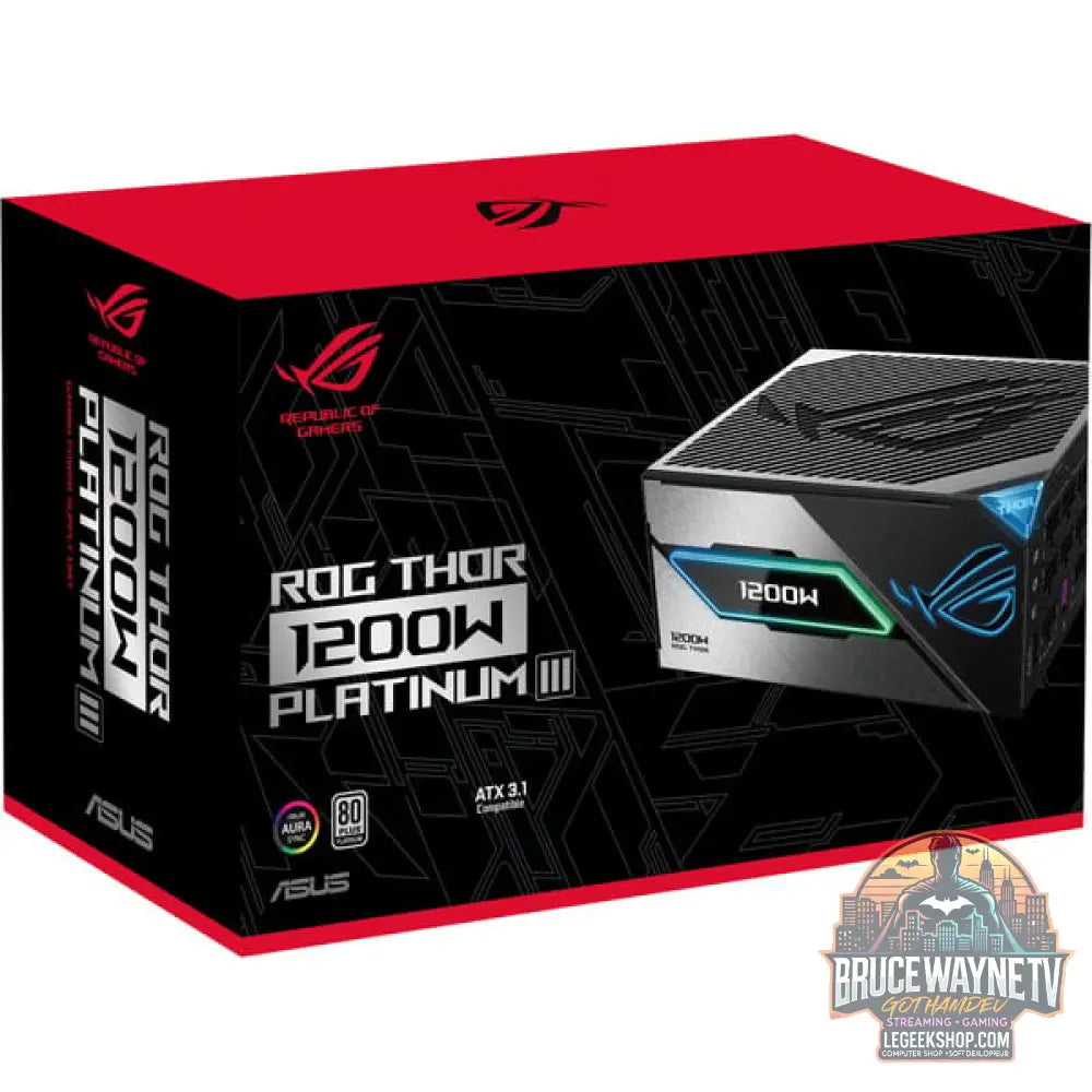 ASUS ROG Thor 1200W Platinum III, alimentation PC - ASUS - vue 12