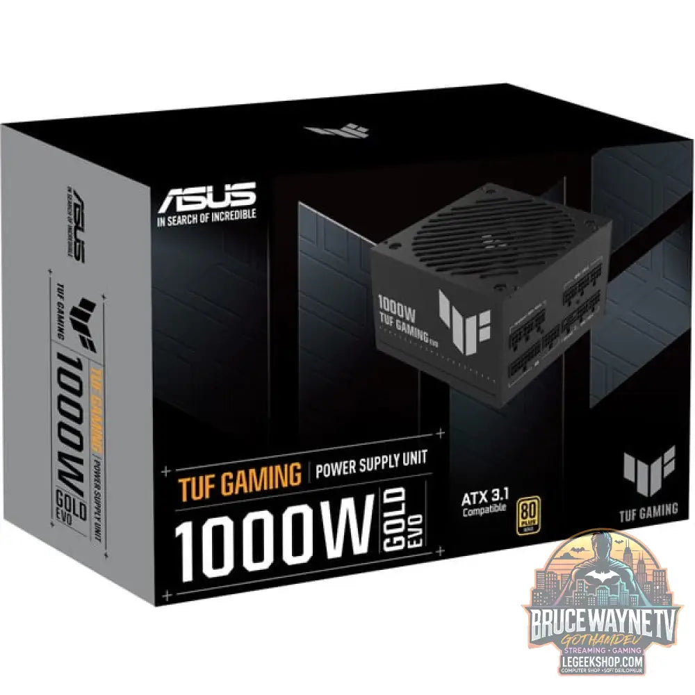 ASUS TUF-GAMING-1000G-EVO, alimentation PC - ASUS - vue 13