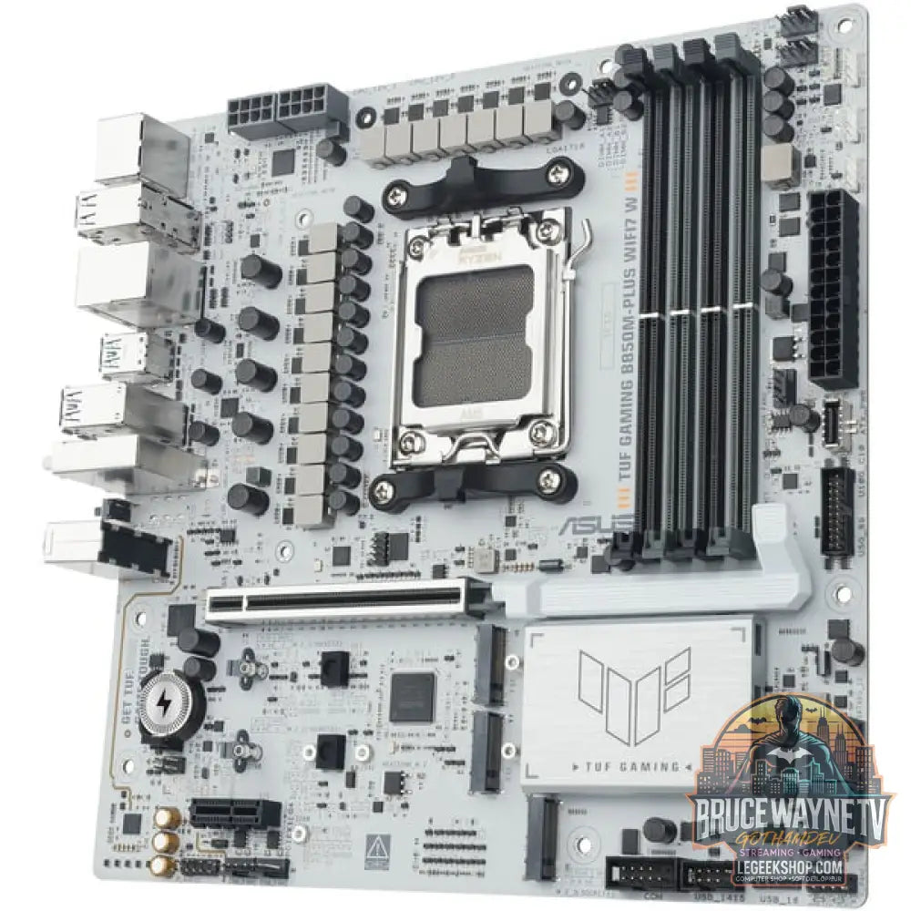ASUS TUF GAMING B850M-PLUS WIFI7 WHITE, carte mère - ASUS - vue 5