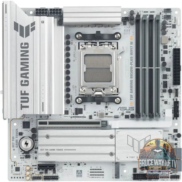 ASUS TUF GAMING B850M-PLUS WIFI7 WHITE, carte mère - ASUS