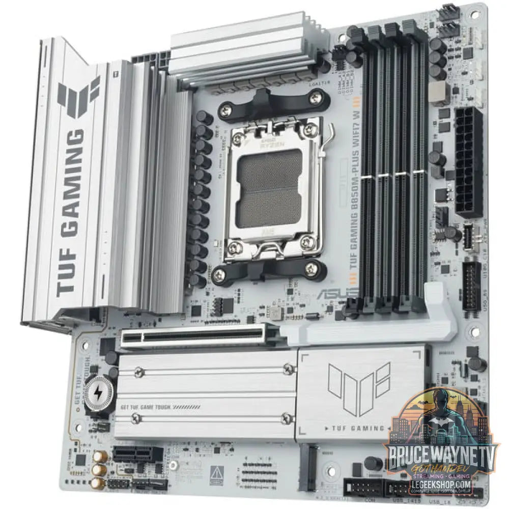 ASUS TUF GAMING B850M-PLUS WIFI7 WHITE, carte mère - ASUS - vue 4