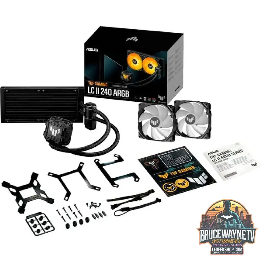ASUS TUF GAMING LC II 240 ARGB, Wasserkühlung schwarz - ASUS - vue 6