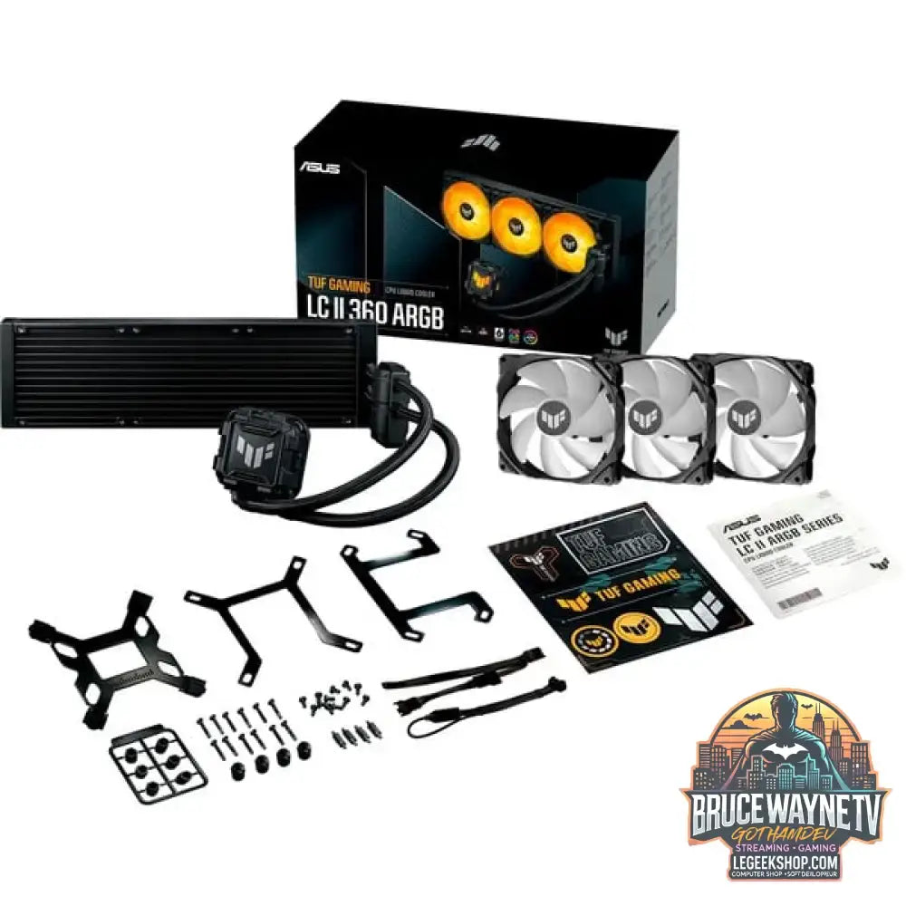 ASUS TUF GAMING LC II 360 ARGB, Wasserkühlung schwarz - ASUS - vue 5