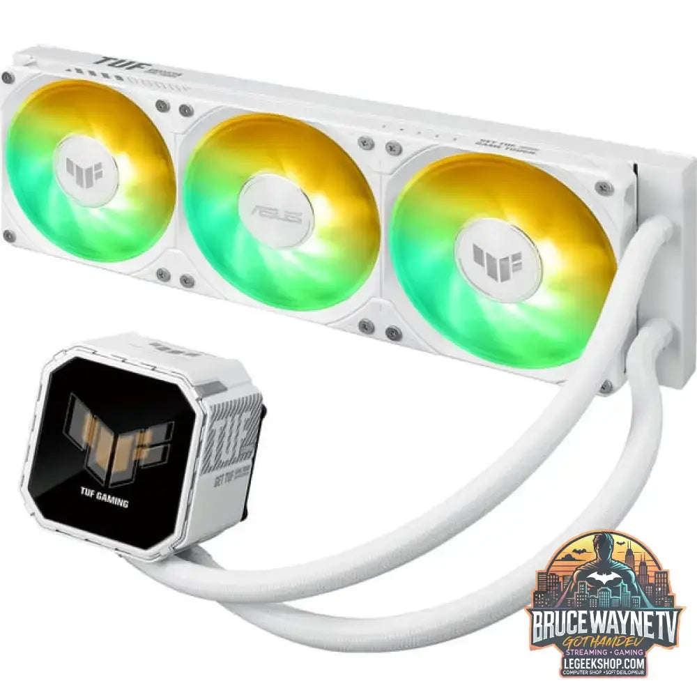 ASUS TUF Gaming LC III 360 ARGB LCD, Wasserkühlung weiß - ASUS - vue 4