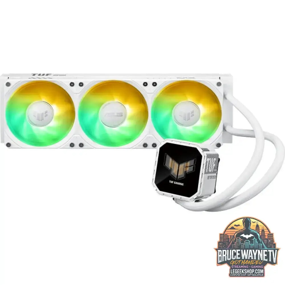 ASUS TUF Gaming LC III 360 ARGB LCD, Wasserkühlung weiß - ASUS - vue 2