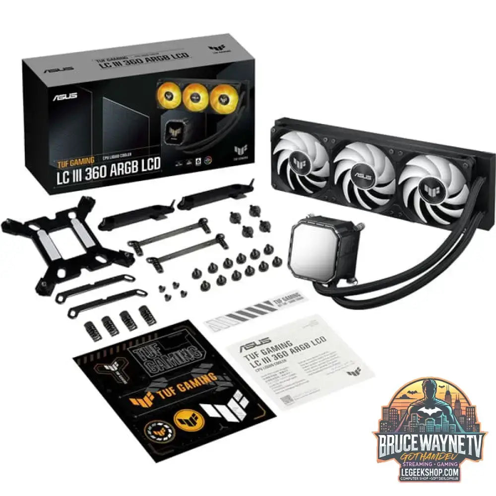 ASUS TUF Gaming LC III 360 ARGB LCD, Wasserkühlung schwarz - ASUS - vue 19