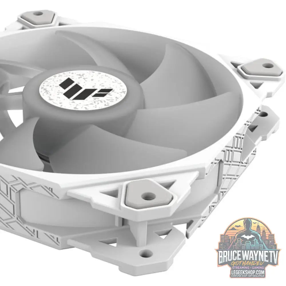 ASUS TUF Gaming TF120 ARGB-Gehäuselüfter White Edition 3IN1 - ASUS - vue 5