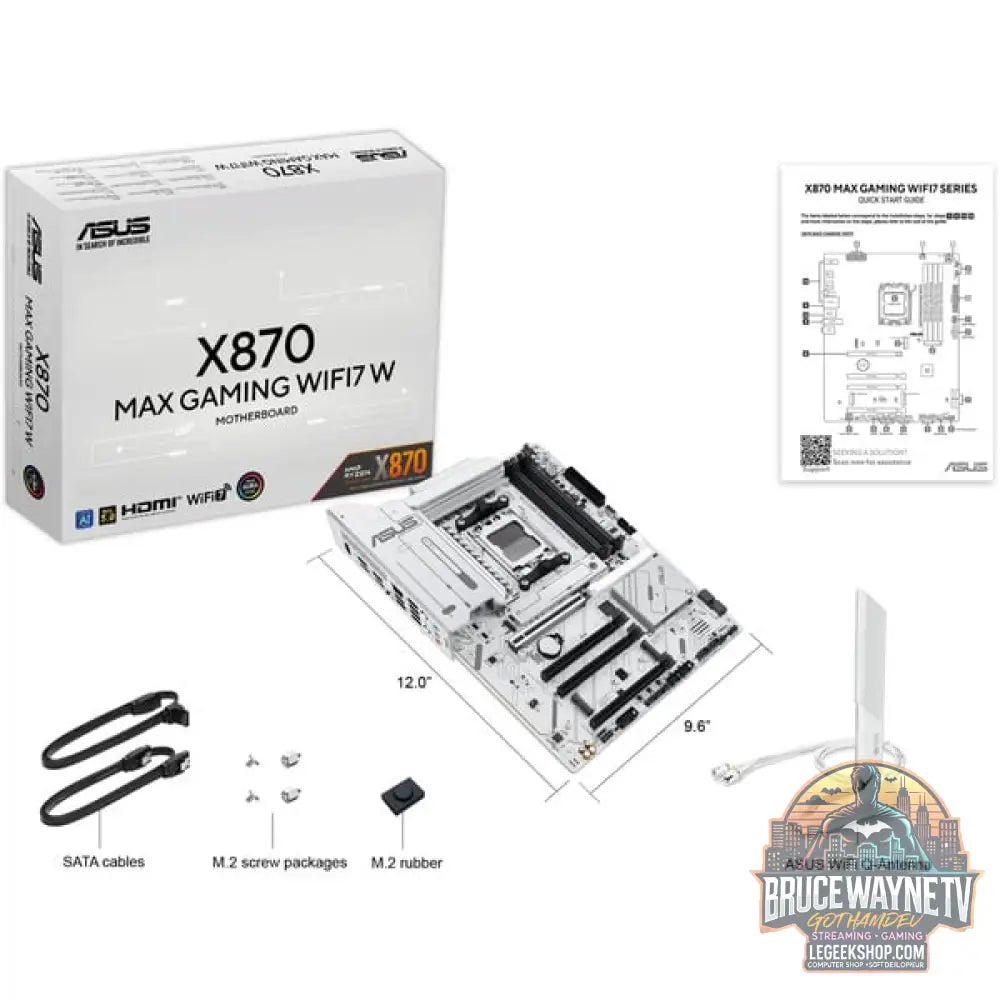 ASUS X870 MAX GAMING WIFI7 W, carte mère - ASUS - vue 12