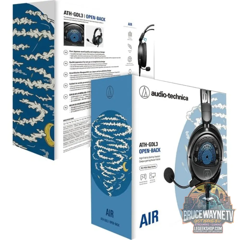 Audio-Technica ATH-GDL3BK, casque gaming - vue 8