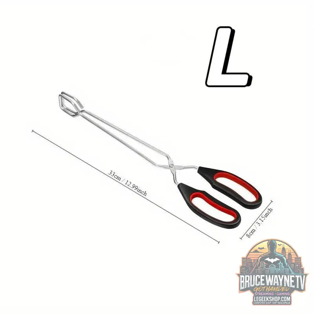 🔥 Pince à Ciseaux BBQ – Métal Antidérapant | 3 Tailles Disponibles - Legeekshop