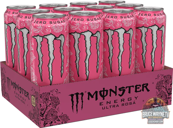 Monster Energy Ultra Rosa (12 x 500 ml) ou à l'unité - Legeekshop