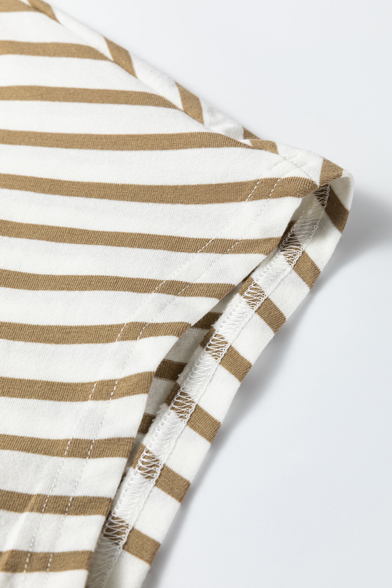 Khaki Stripe Leopard Patchwork — Tops/Tops & Tees, vue 7, LeGeekShop