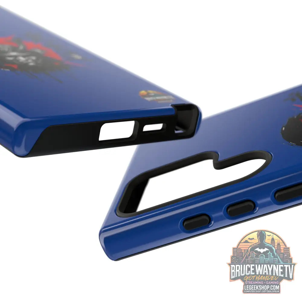 📱 samurai phone case Bleue foncé – coque renforcée Pixel & Galaxy 📱 - Phone Case