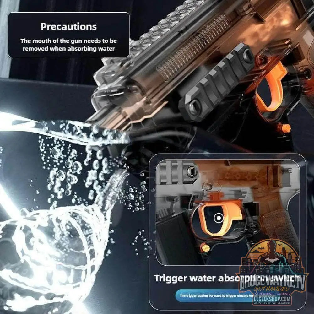 🔥 Pistolet à eau MK3 – Simulation tir de flammes & recharge automatique - Legeekshop