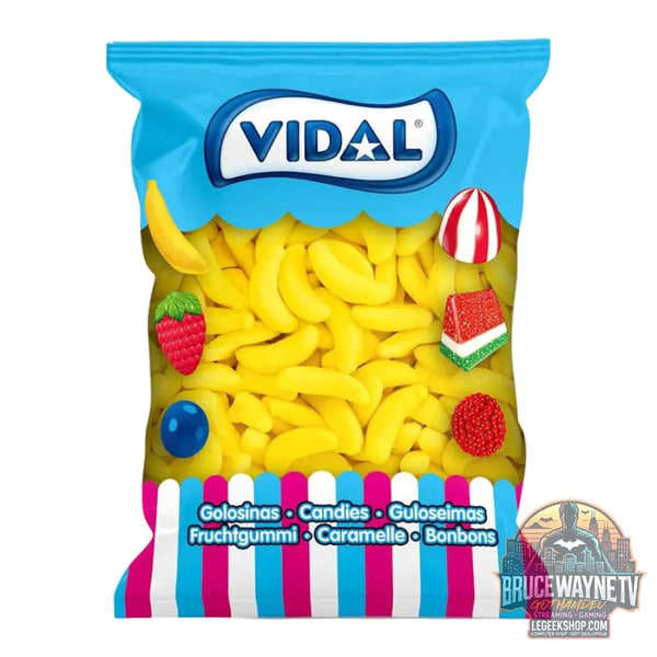 Bananes bonbons gélifiés au goût de banane (Paquet de 1Kg) - Snacks & boissons importés