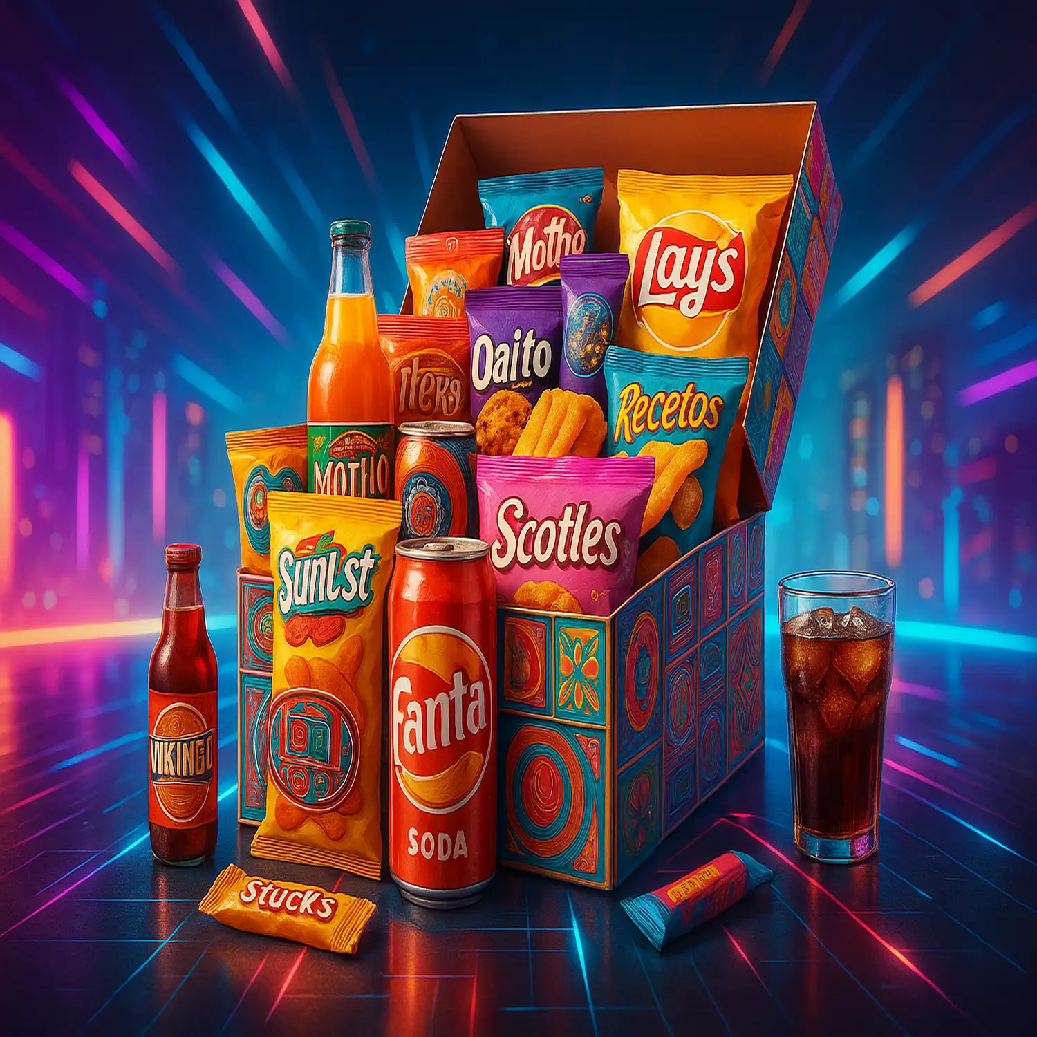 🌍 Snack Box Internationale – 20 Snacks : Sucré, Salé & Boissons — vue 2