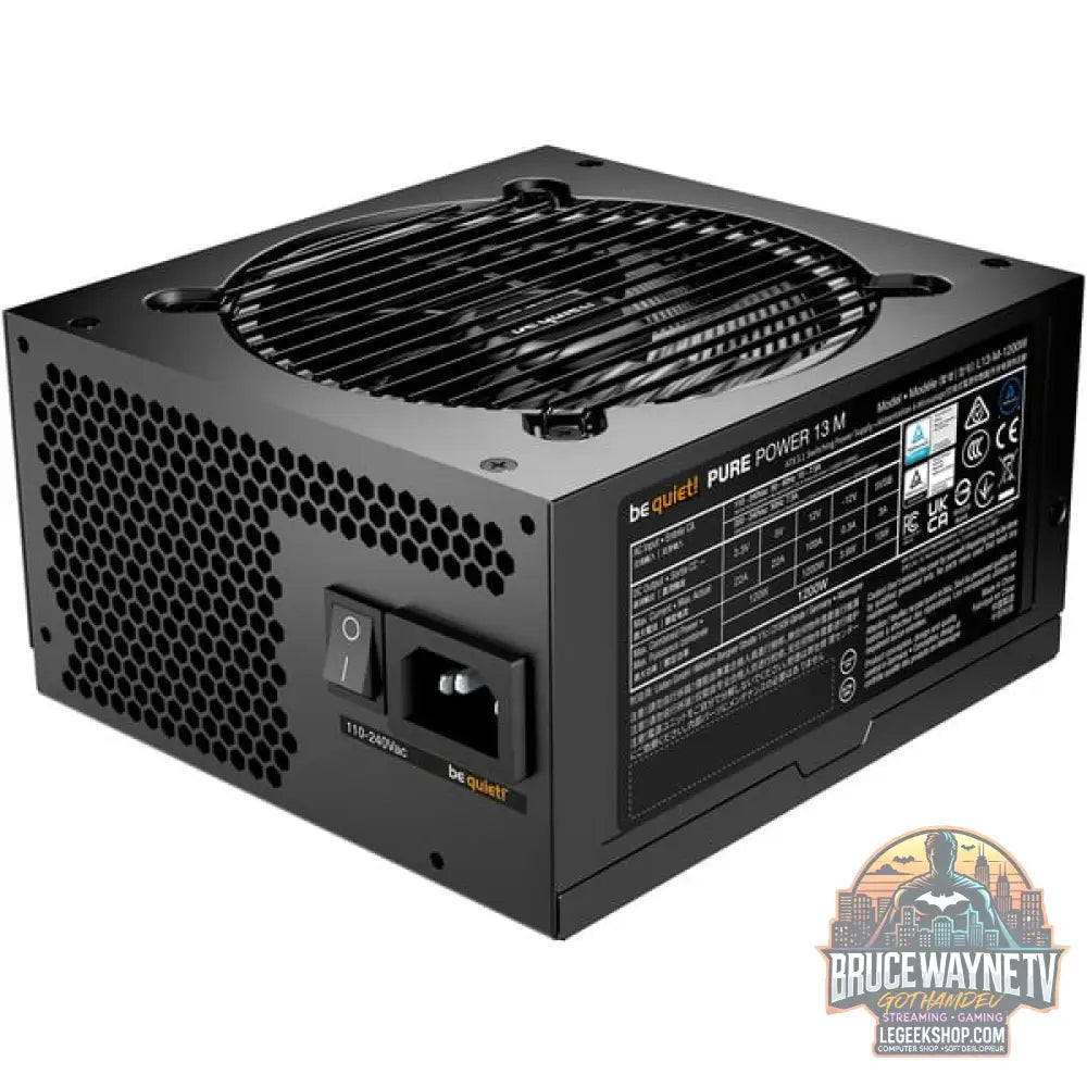 be quiet! Pure Power 13 M 1200W, alimentation PC - vue 3