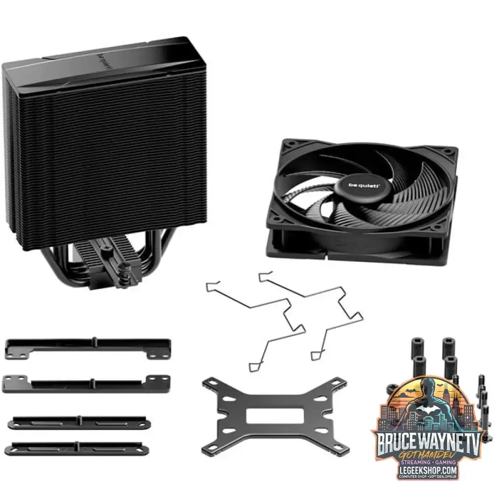 be quiet! Pure Rock 3 Black, CPU-Kühler schwarz, 120 mm - be quiet! - vue 5