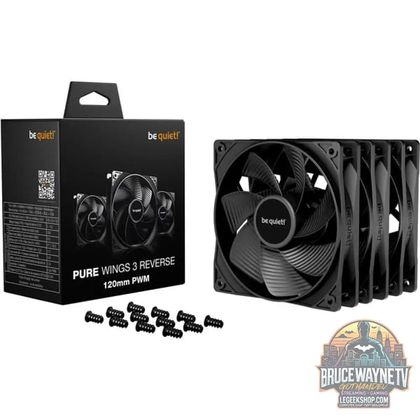 be quiet! Pure Wings 3 120mm PWM Reverse 3-Pack, Gehäuselüfter - be quiet!