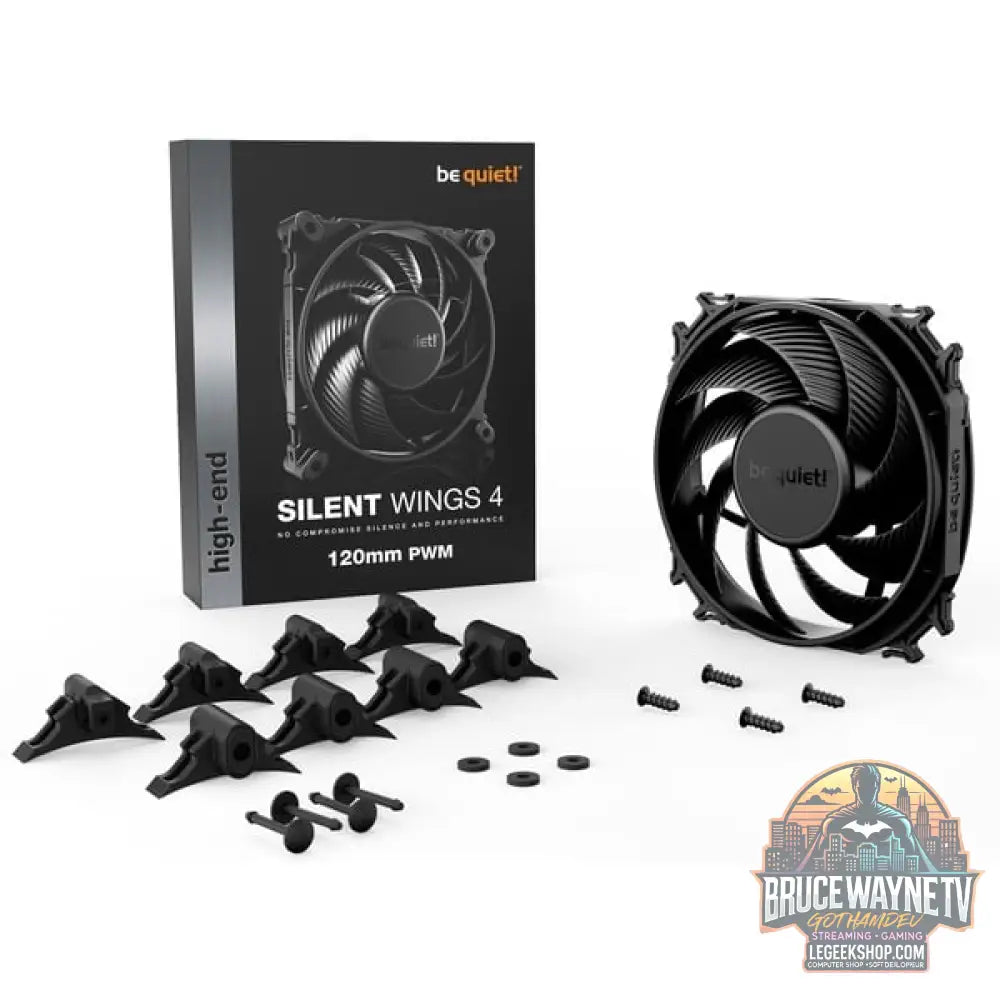 be quiet! Silent Wings 4 PWM 120x120x25, Gehäuselüfter - be quiet! - vue 4