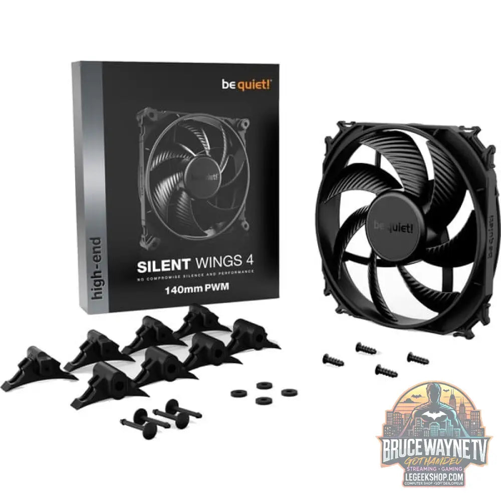 be quiet! Silent Wings 4 PWM 140x140x25, Gehäuselüfter - be quiet! - vue 4