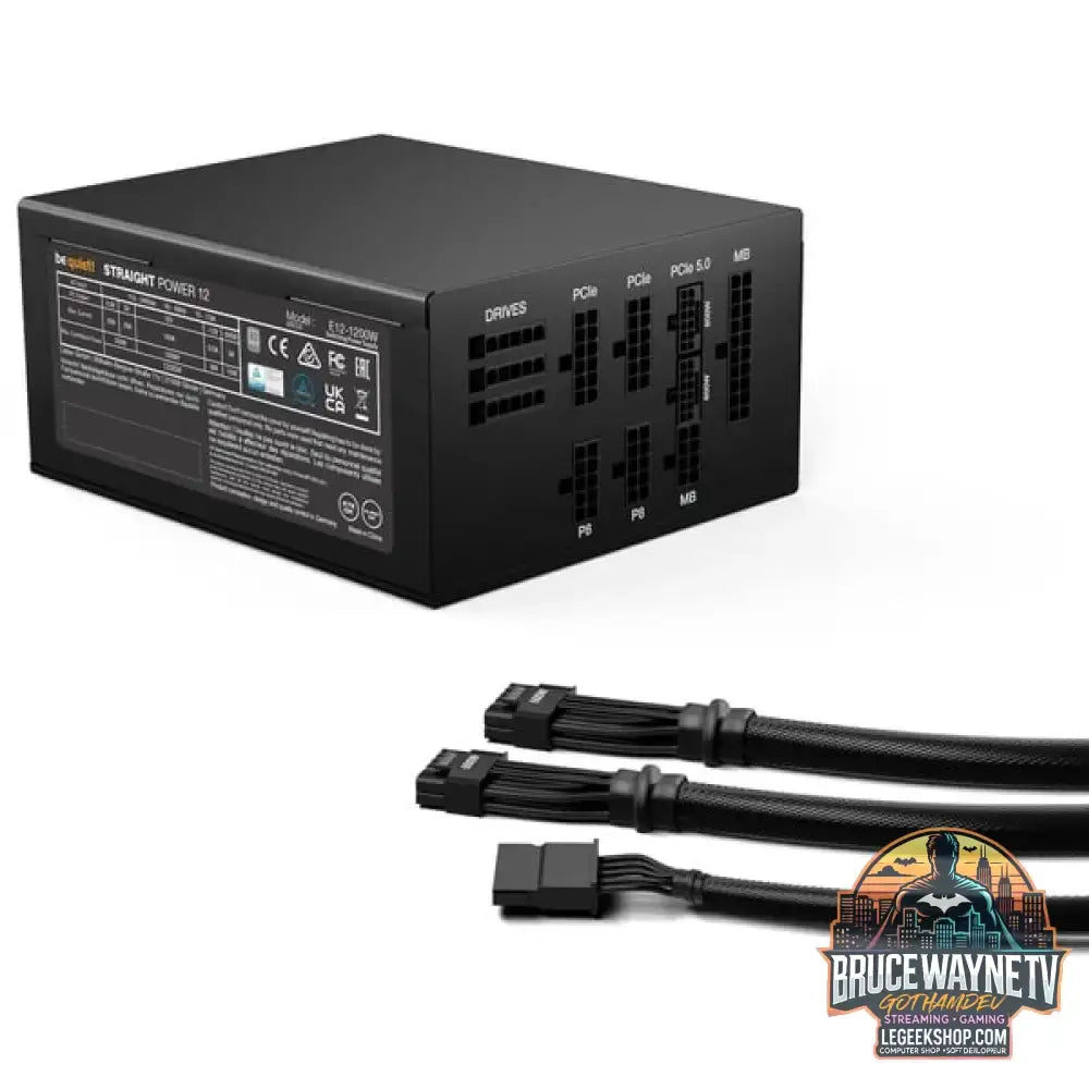 be quiet! Straight Power 12 Platinum 1200W ATX3.1, alimentation PC - vue 4
