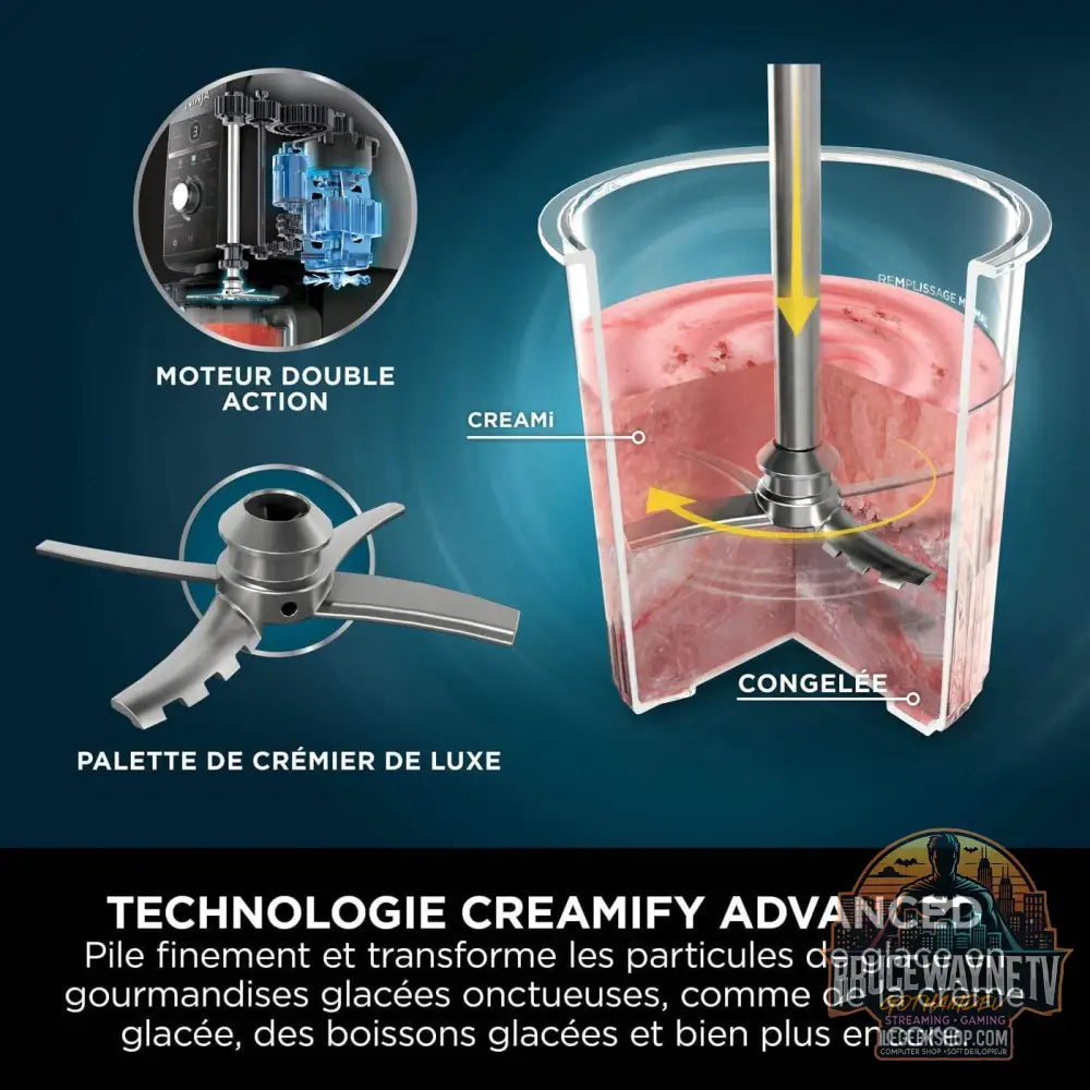 🎮 Ninja CREAMi Deluxe NC501EU – Machine à Glace & Frozen Yogurt 🎮 - Legeekshop