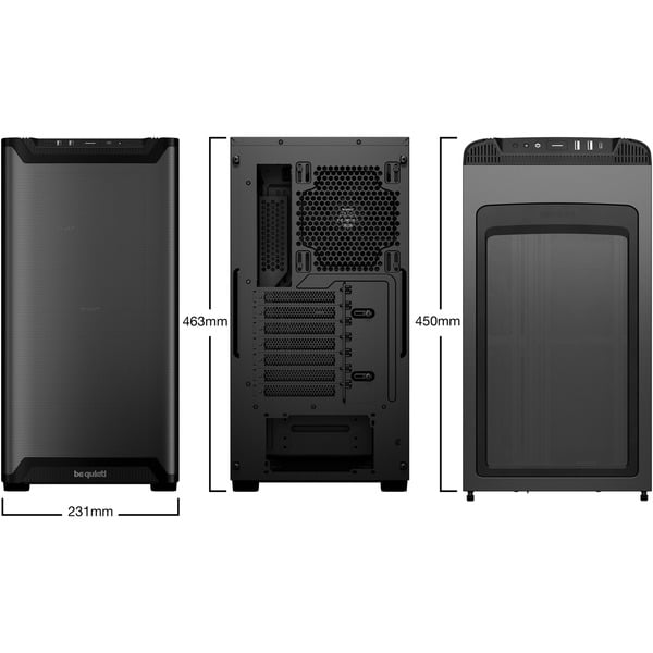 be quiet! PURE BASE 501 Airflow, Tower-Gehäuse - be quiet! - vue 7