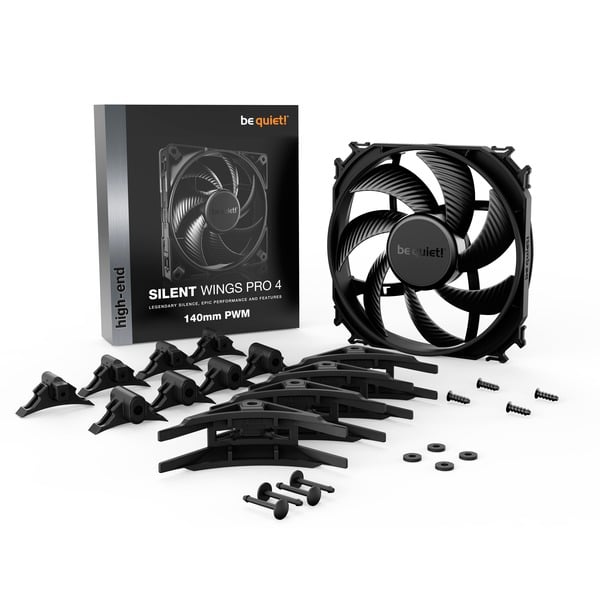 be quiet! Silent Wings PRO 4 PWM 140x140x25, Gehäuselüfter - be quiet! - vue 5
