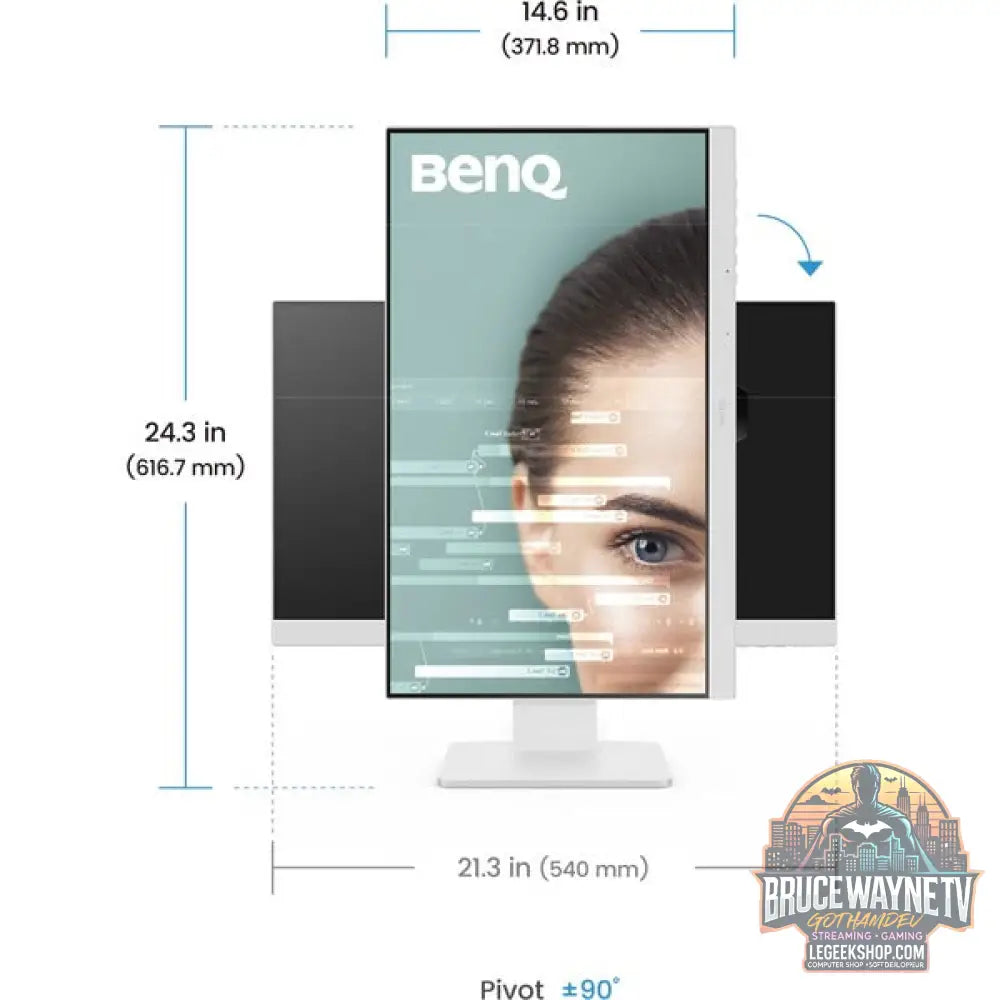 BenQ GW2486TC 23,8" Full HD IPS 100 Hz - BenQ - vue 7