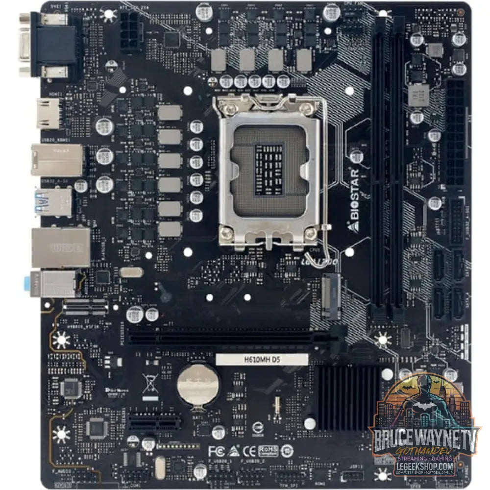 Biostar H610MH D5, carte mère - Biostar - vue 2