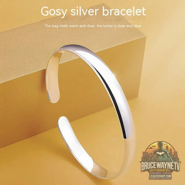 Bracelet Argent 999 Sutra Cœur Brillant Cuivre Plaqué - Bracelet