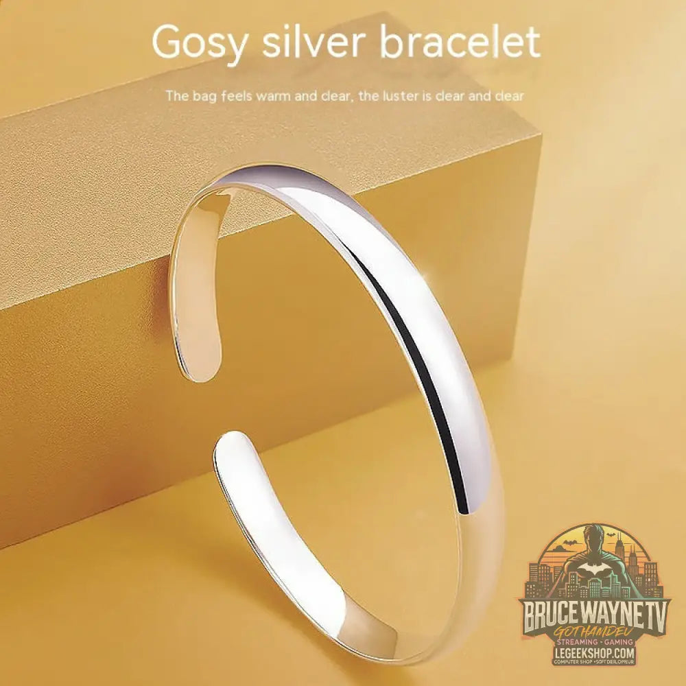 Bracelet Argent 999 Sutra Cœur Brillant Cuivre Plaqué - Bracelet