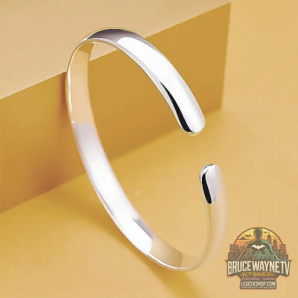 Bracelet Argent 999 Sutra Cœur Brillant Cuivre Plaqué - Bracelet