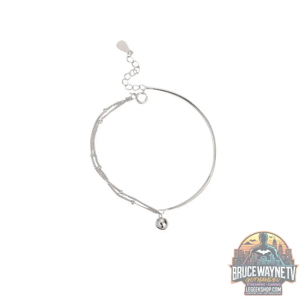 Bracelet Femme Double Couche Asymétrique Cuivre Élégant - White Gold Color / Copper - Bracelet Femme