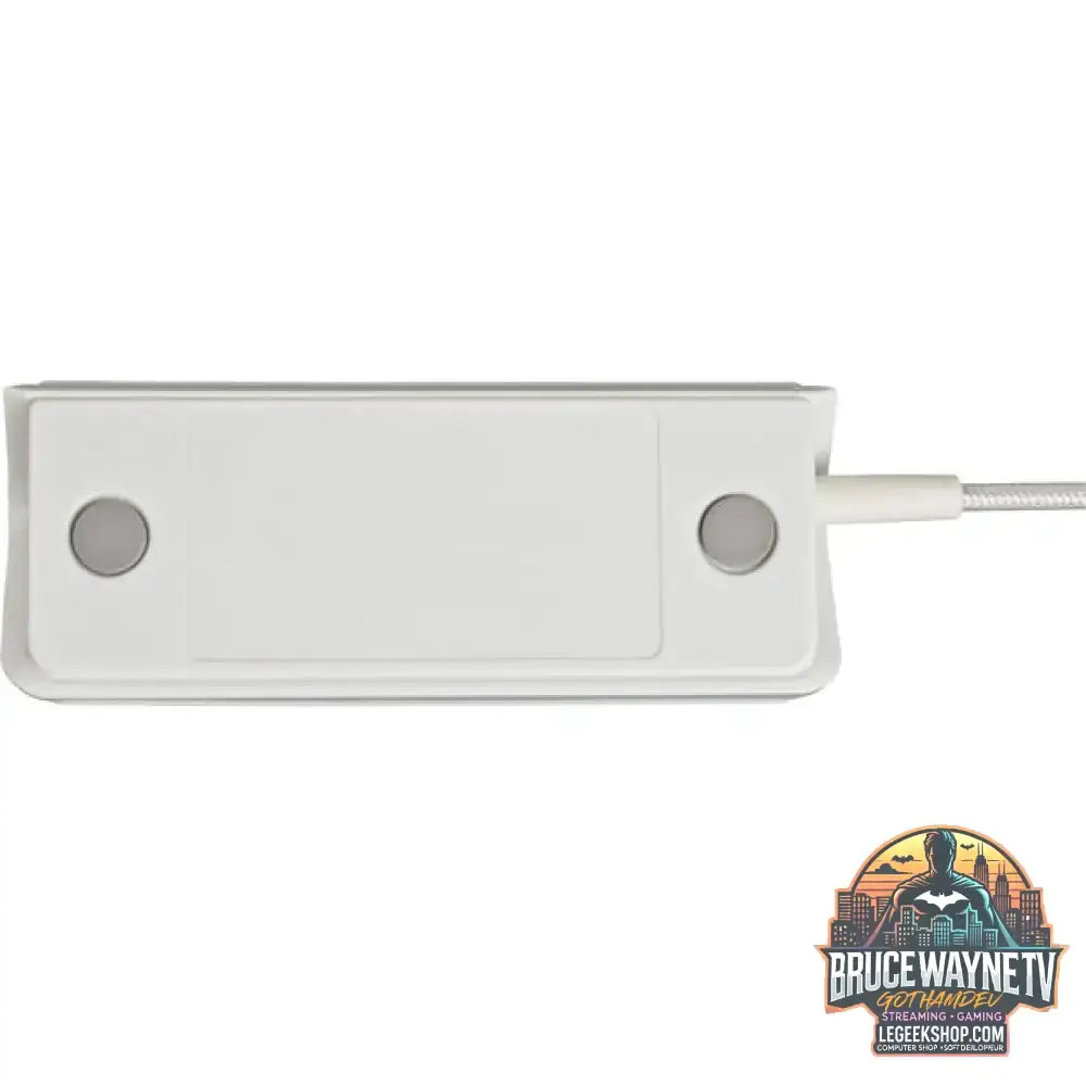 Brennenstuhl estilo USB-Multiladegerät weiß/edelstahl, 5x USB, PD 20 Watt - Stromquelle: Steckdose - vue 5