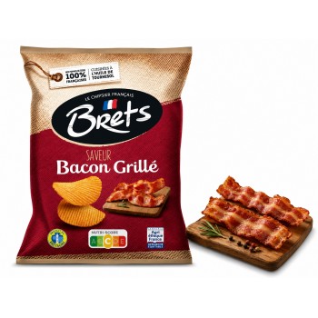 Bret's Saveur Bacon grillé 125 Gr x 10