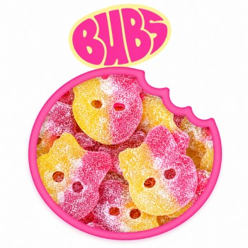 Bubs Lemon Raspberry Skalle 3,2 Kg x 1