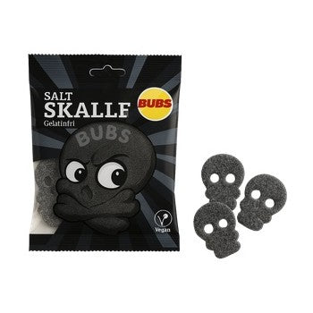 Bubs Salt Skalle 90 Gr x 16