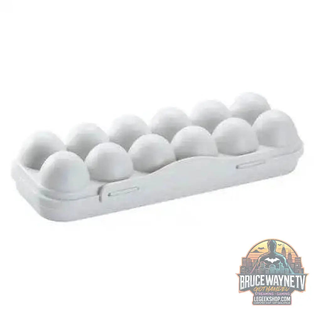 🥚 Boîte de Rangement d'Œufs Coulissante à 3 Couches – Style Échelle | Grande Capacité Réfrigérateur - Legeekshop