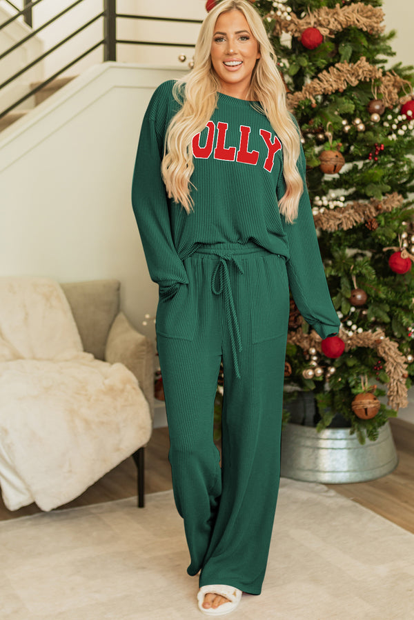 Pantalon poches, manches longues