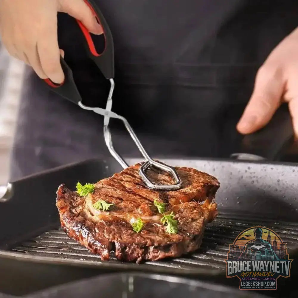 🔥 Pince à Ciseaux BBQ – Métal Antidérapant | 3 Tailles Disponibles - Legeekshop