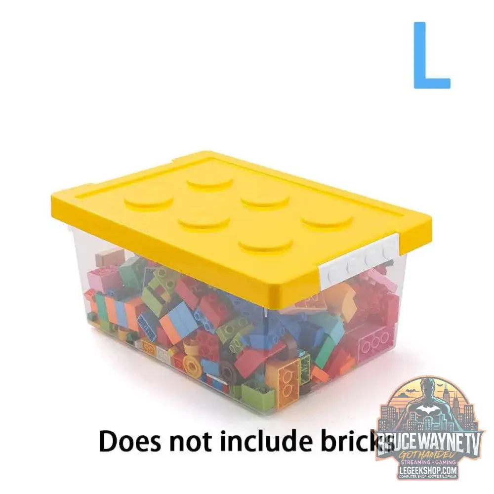 🧸 Boîte de Rangement Empilable – Organisateur Blocs de Construction & Jouets | Taille S ou L - Legeekshop