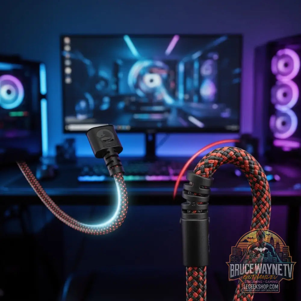 Câble tressé en nylon GameSir 3m — produit geek, vue 14, LeGeekShop